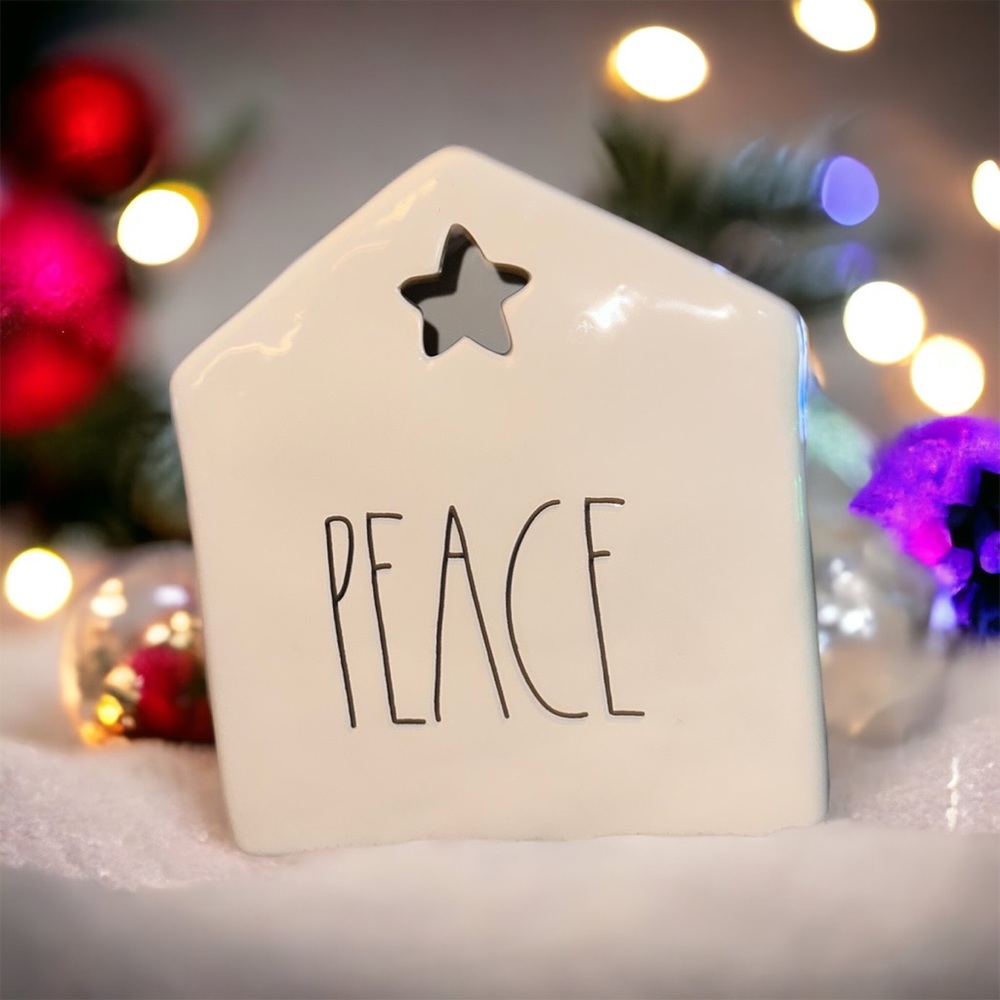 Ra Dunn “Peace” Christmas decor